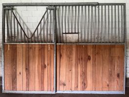 Pferdeboxenwand