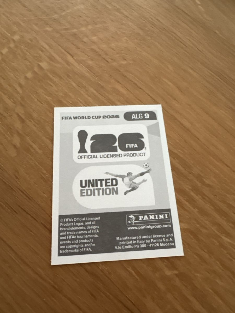 Panini Carte collezionabili: Panini WM 2026 Sticker Houssem Aquar ALG9 ALG 9 – Nuovo (secondo la descrizione) da Zürich venduto da alivasalli 1