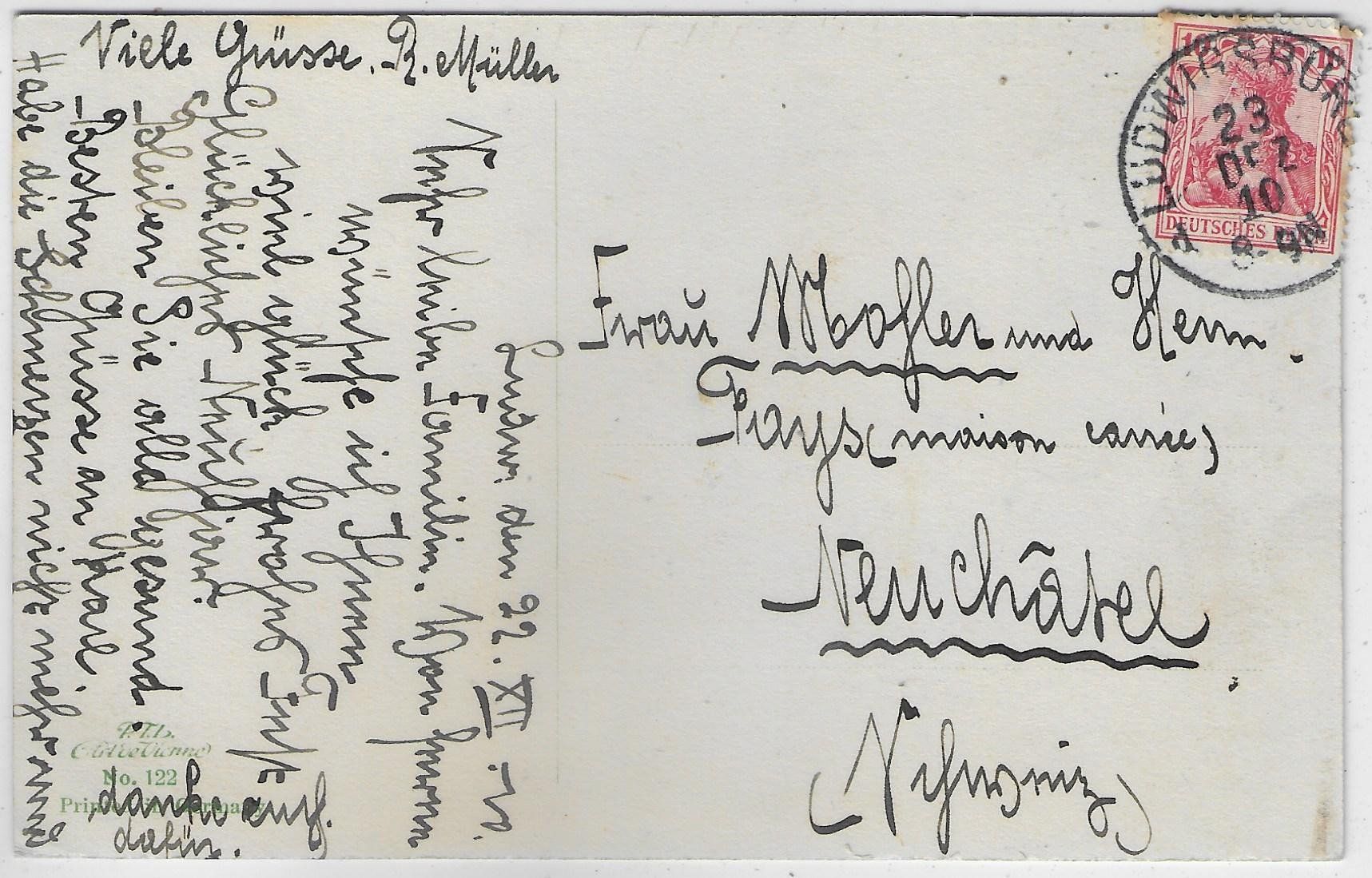 Cartoline postali: Frohes Weihnachtsfest - Winterlandschaft – Usato da Ettingen venduto da Kartenplanet 1