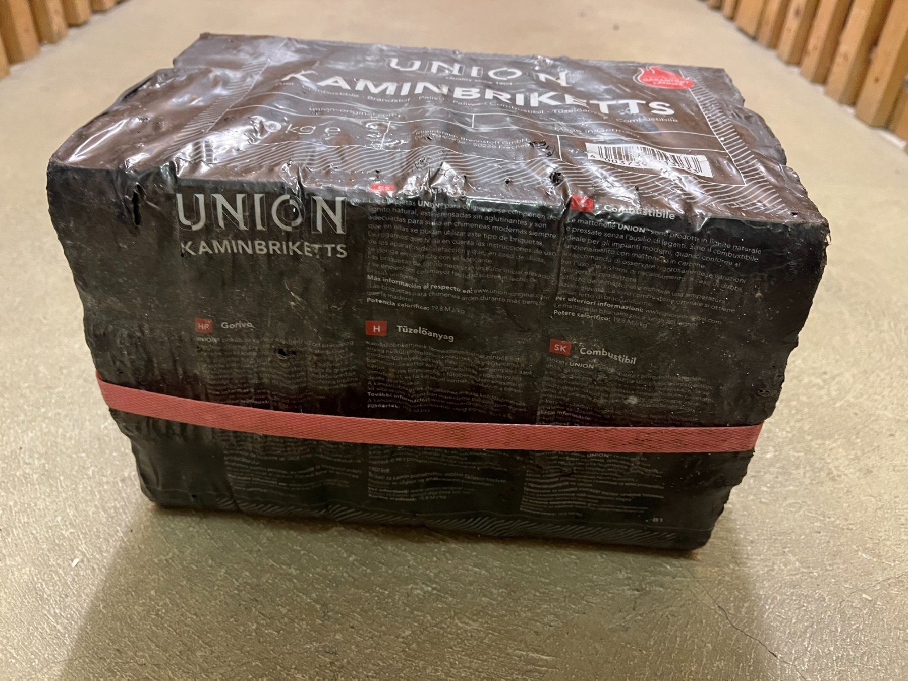 Camini: Kaminbriketts UNION 10 kg – Nuovo e nell'imballaggio originale da Oberrieden venduto da mcl_g5vk 1