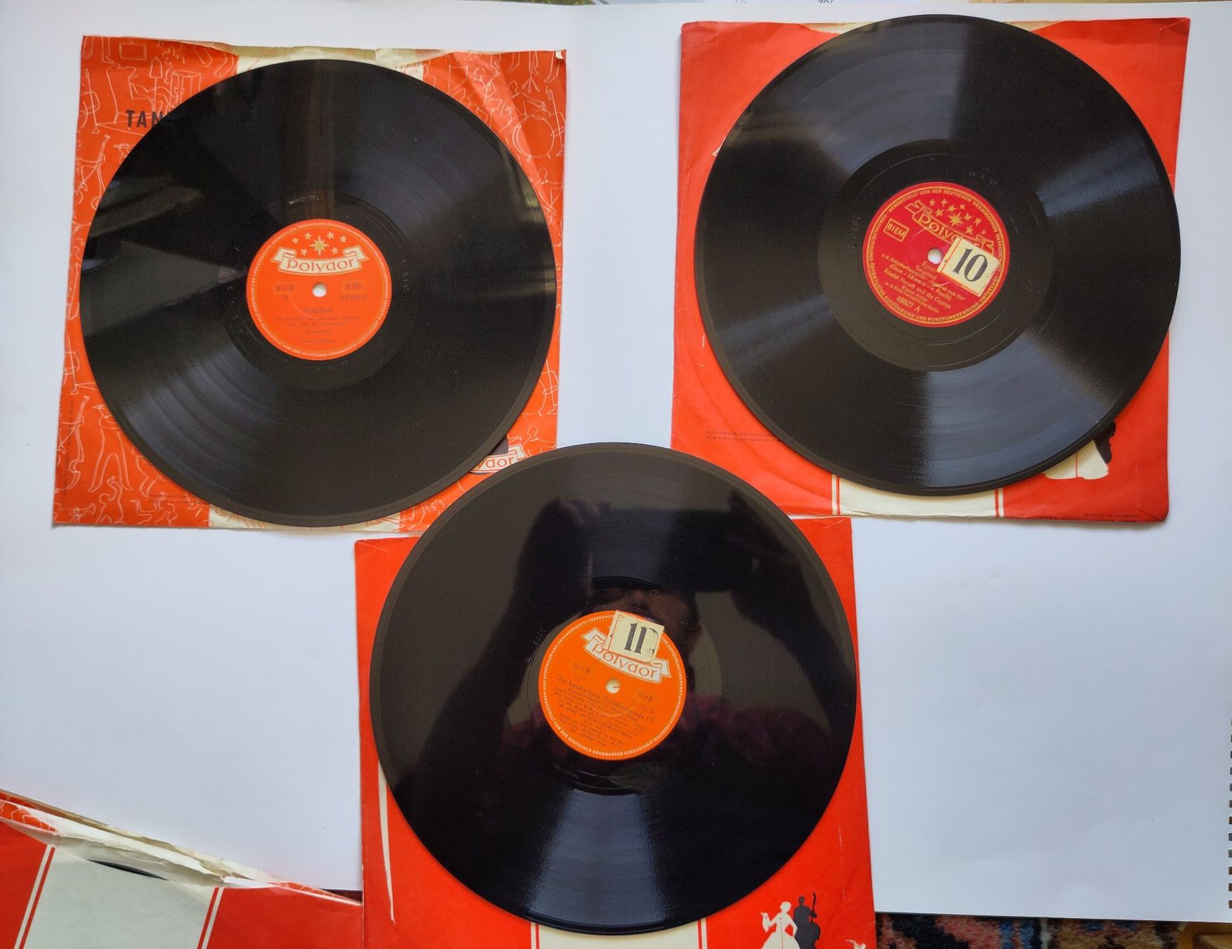 Dischi in vinile: 10 Schellacks Deutscher Schlager 1950er-Jahre – Usato da Schaffhausen venduto da RolfMeister 1