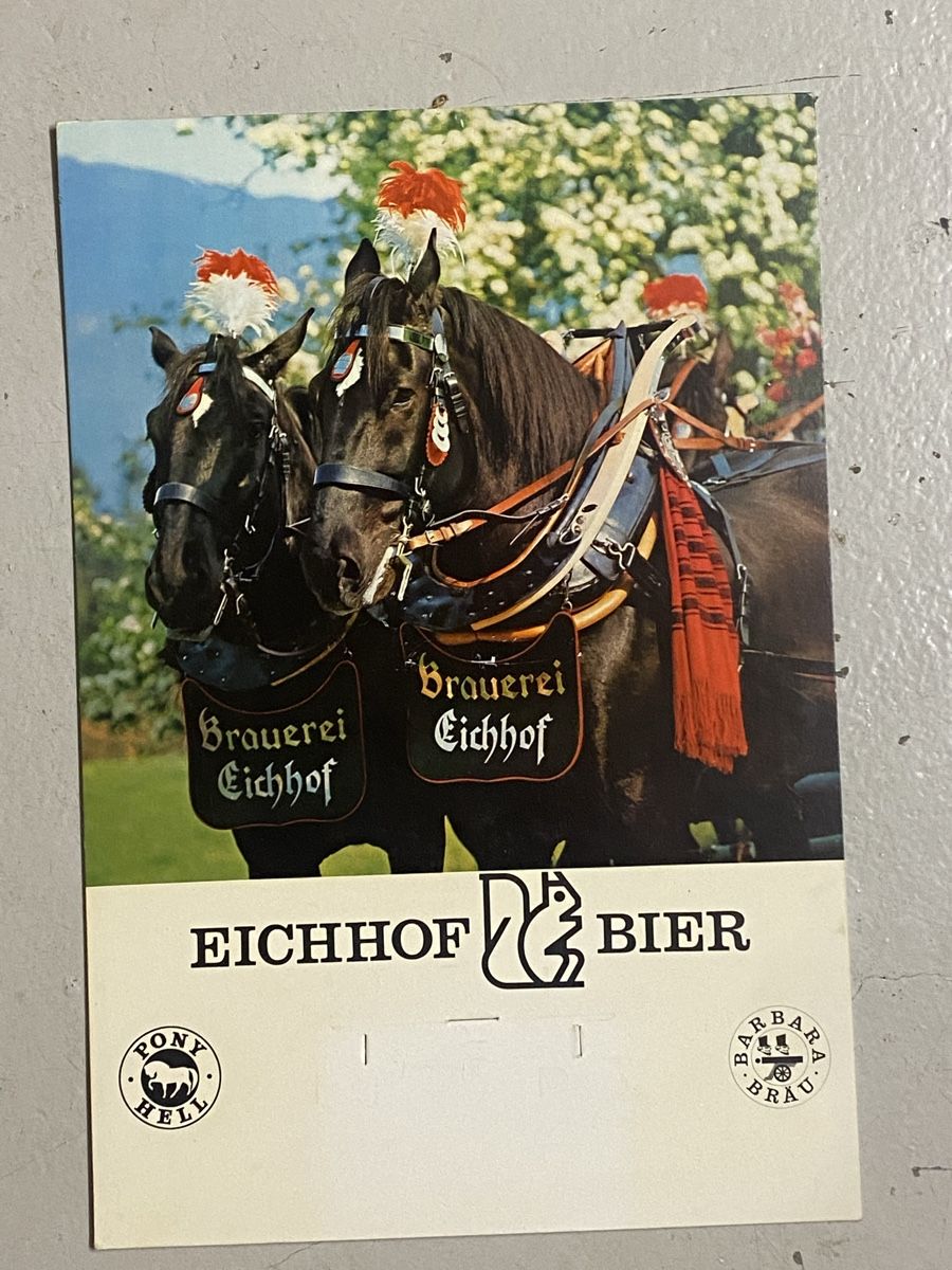 Eichhof Schilder: Brauerei Eichhof – Gebraucht aus Mosnang von Goldwasser