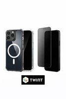 iPhone 11 Hülle + Privacy Panzerglas MagSafe Klar Case