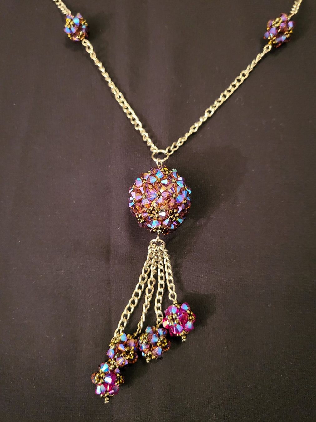 Catenine: Kugel halskette aus swarovski perlen – Nuovo e nell'imballaggio originale da Dietikon venduto da Eleda 2