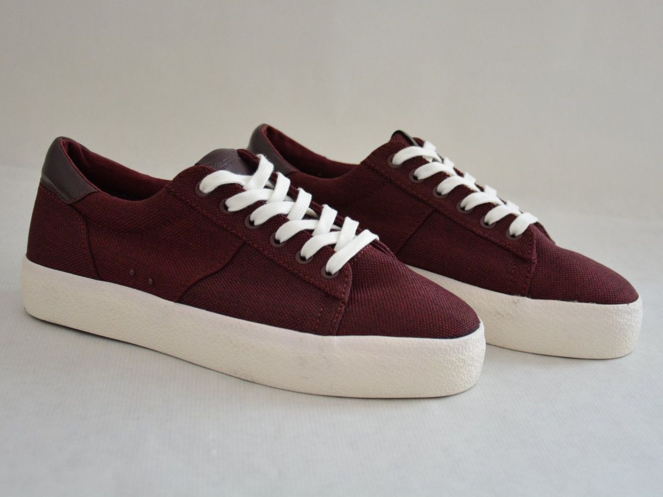 Damenschuhe: Herbstschuh, Sneaker Plateau, Pull&Bear Weinrot Gr. 38 neu! – Neu (gemäss Beschreibung) aus Bern von SecondWave