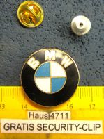 BMW AUO LOGO GOLDIG ENAMEL 26mm MIT SECURITY-CLIP VINTAGE