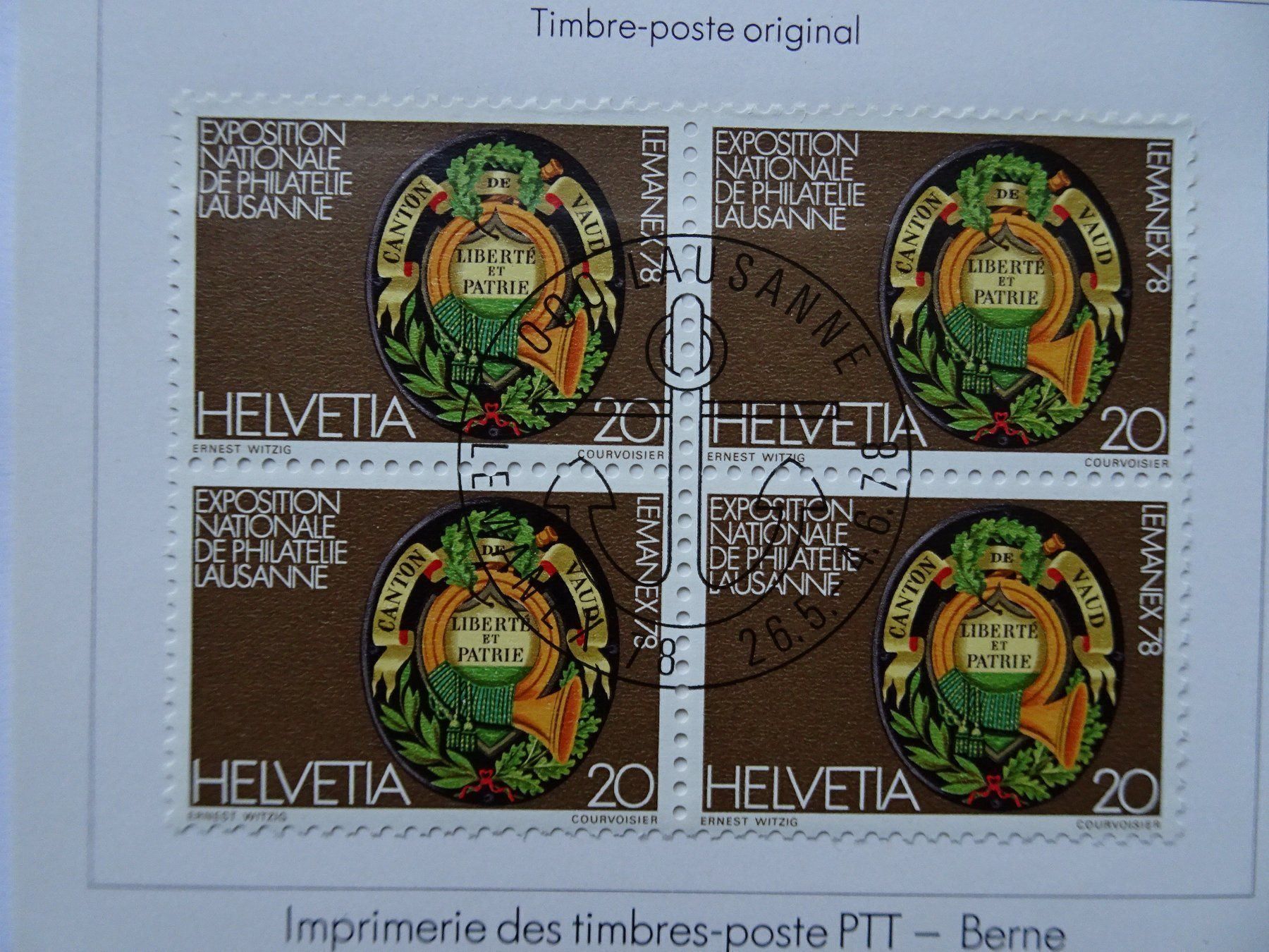 Alle Briefmarken: LEMANEX 1978 – Neu (gemäss Beschreibung) aus Aadorf von Chnorli-Furz 1