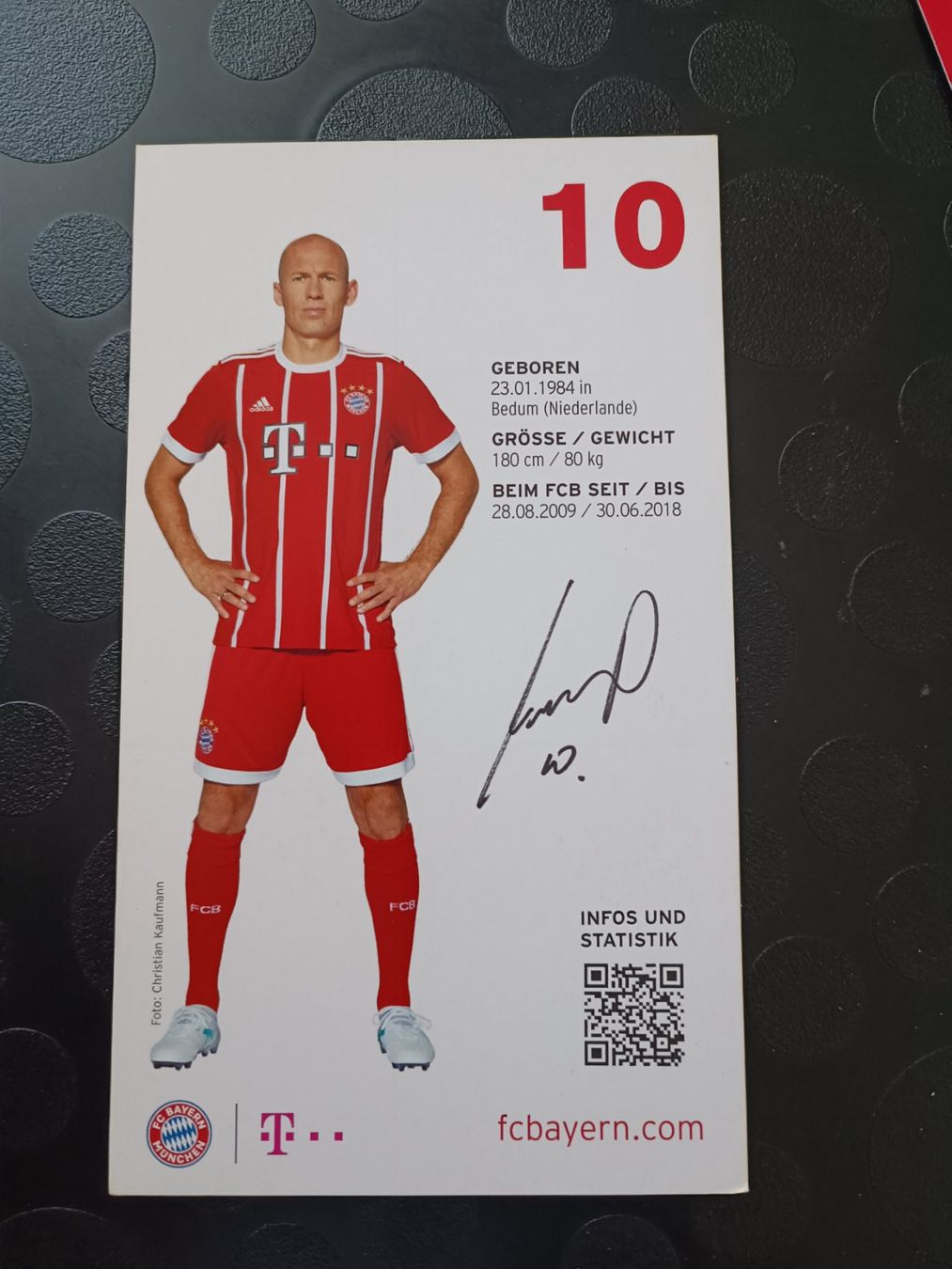 Autographes: Arjen Robben - Bayern München - handsigniert – D'occasion à Menziken par Artographs 1