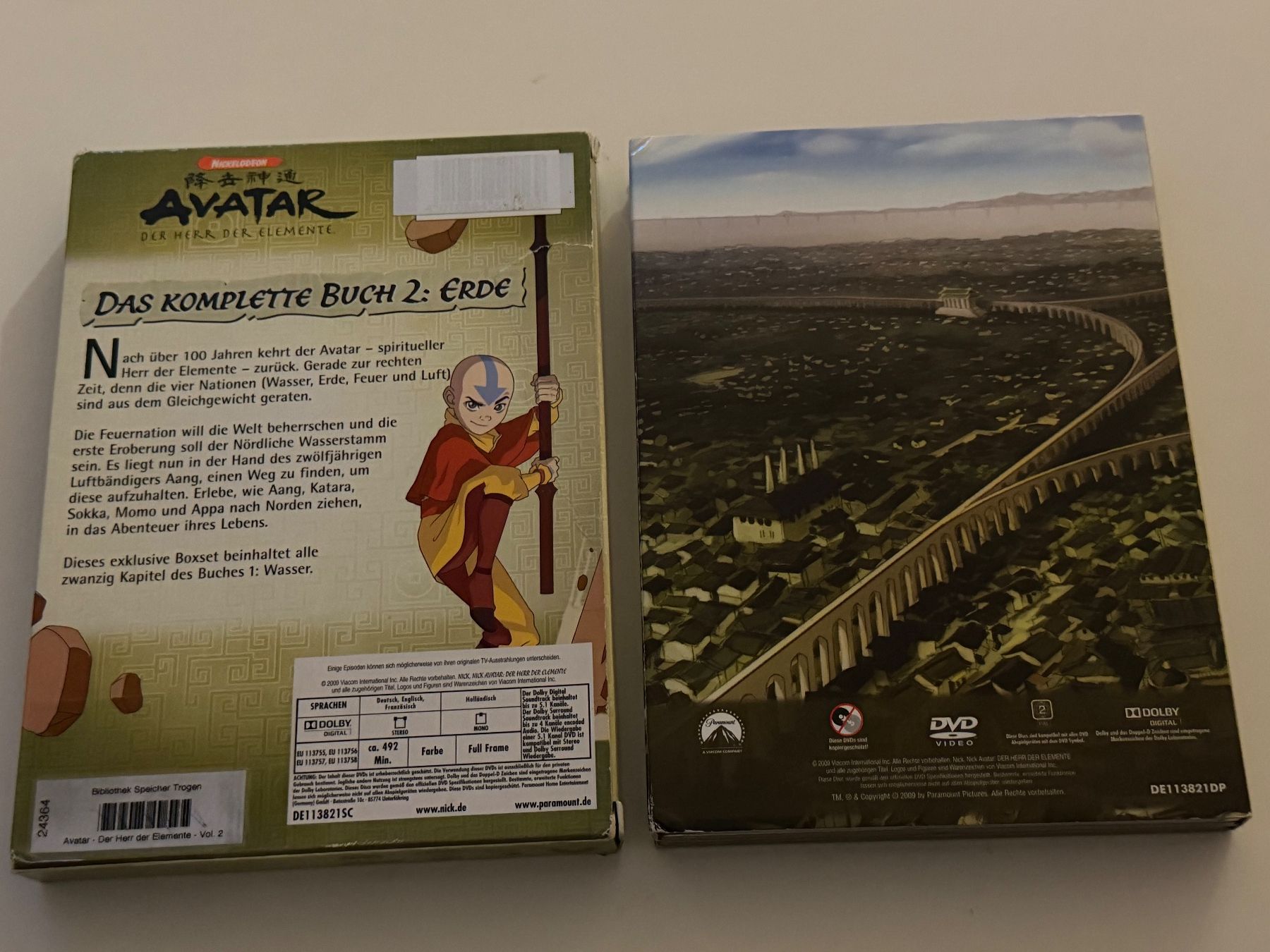 Tutti i DVDs: Avatar - Der Herr der Elemente, Buch 2: Erde - Im Schuber – Usato da Altstätten SG venduto da sheamus 1