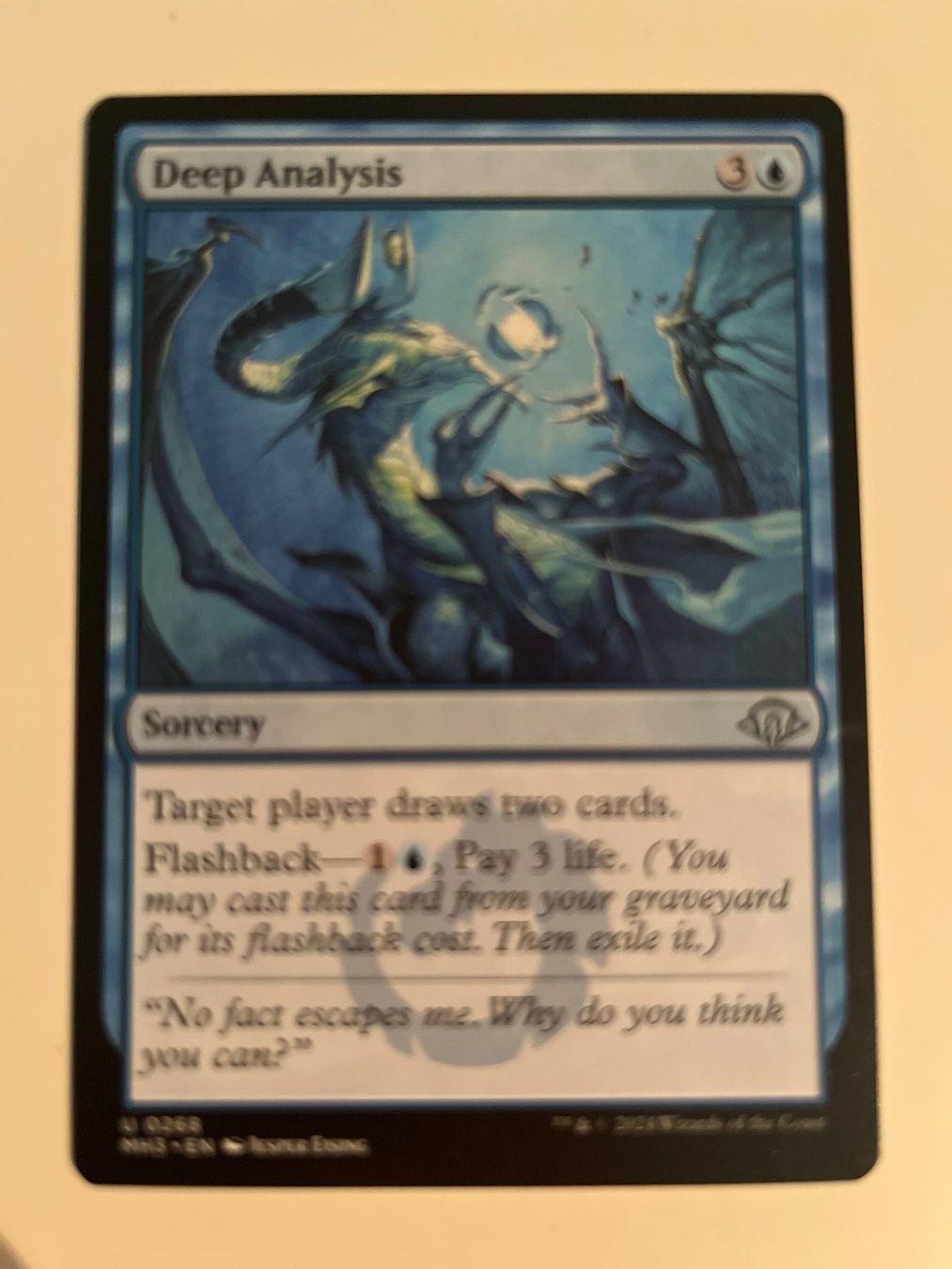 Magic The Gathering Carte collezionabili: 1 x Deep Analysis - Magic: The Gathering - MtG – Usato da Kriens venduto da Shadi1980