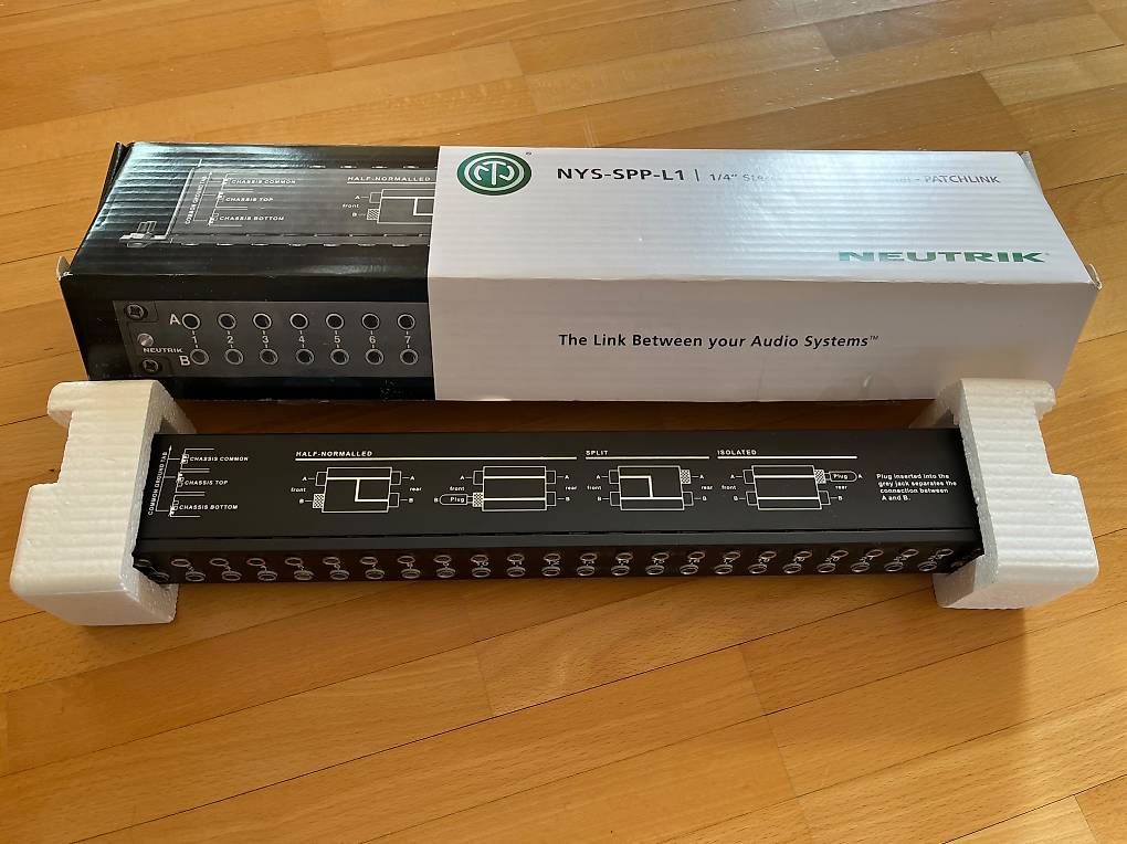 Strumenti musicali: Neutrik NYS SPP-L1 Patchbay – Usato da Zürich venduto da dar_c8gt