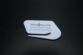 Brieföffner mit Werbeaufdruck Metallklinge, 30 Stück