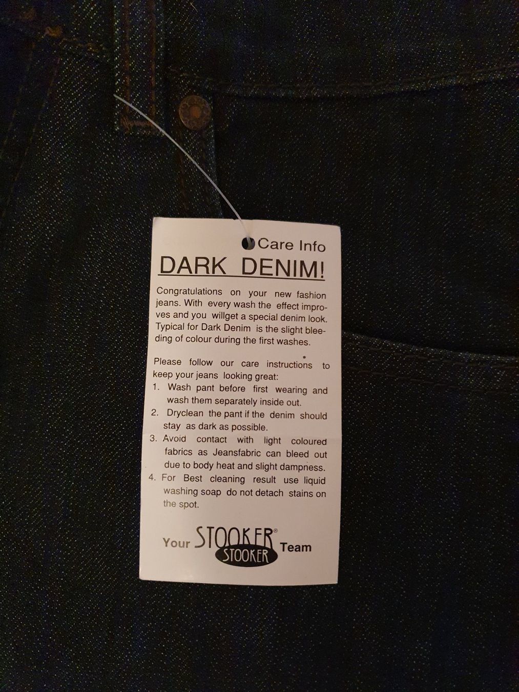 Jeans: Neue Stooker Basic Jeans, Dark Denim, nie getragen! – Neu und originalverpackt aus Genève von sve_kk28 1