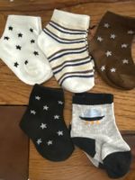 5xBabysöcklein-niedliche Motive-Baby-Frühlingssöckchen 6-12M