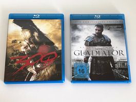 Blu-ray Filme: 300 und Gladiator 10th Anniversary Edition