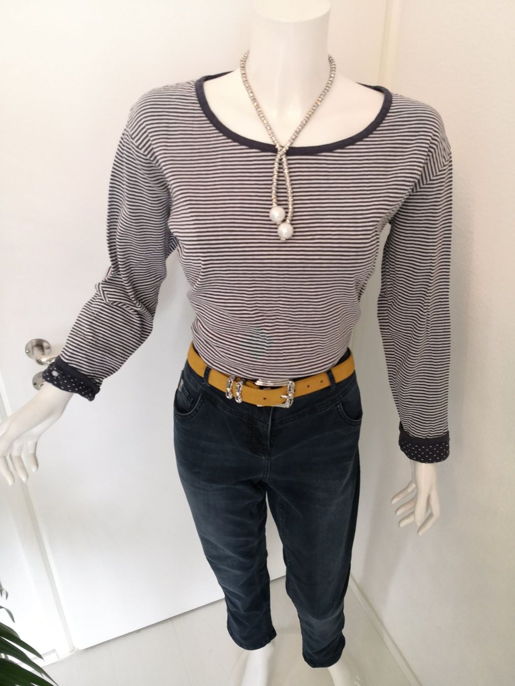 Pullover & Sweatshirts: 🤩MODDISON PULLOVER BLAU-WEISS GESTREIFT – Gebraucht aus Olten von Naja-Twins-Twins 7