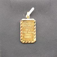 2,5g Goldbarren mit Fassung