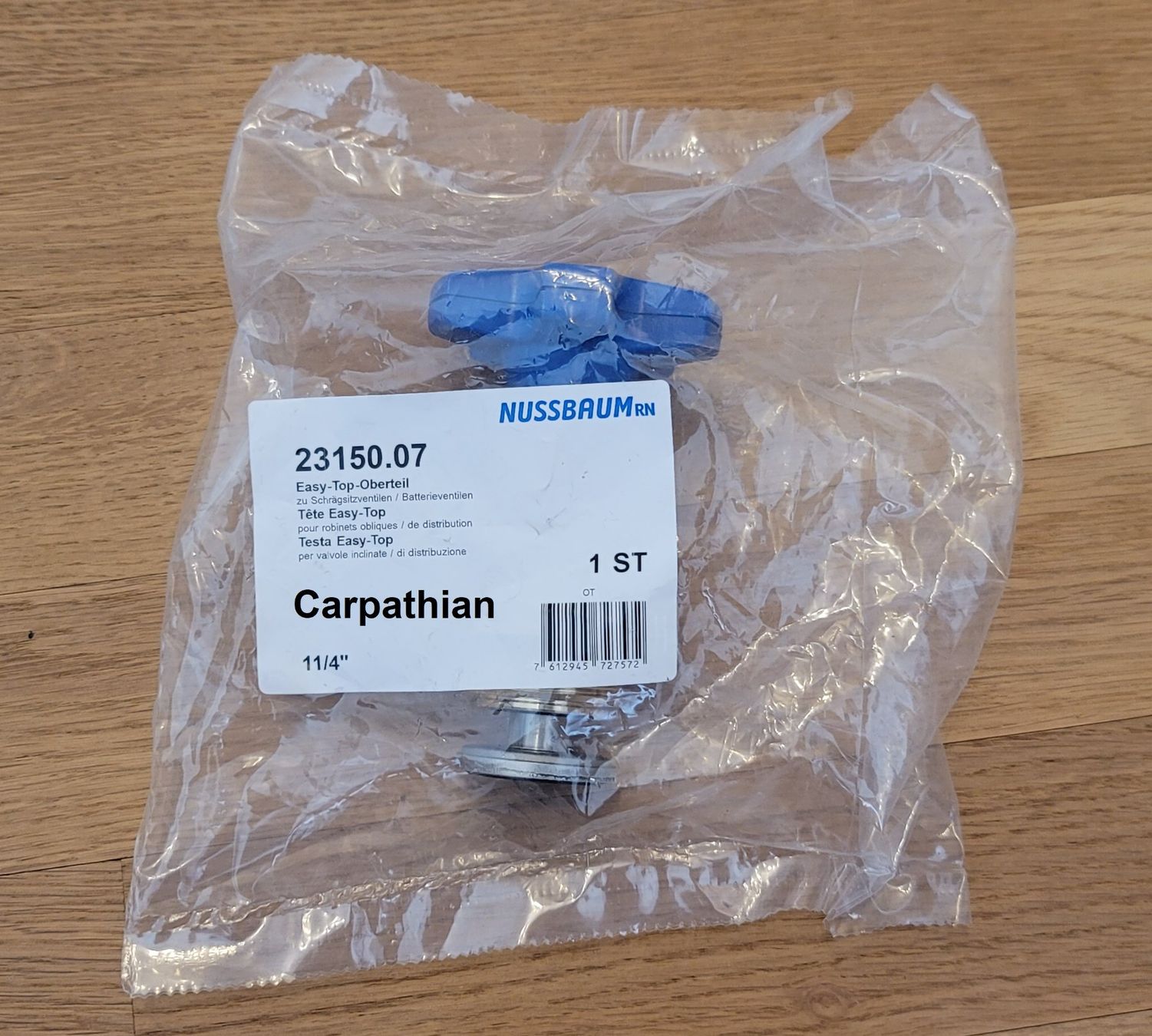 Rubinetteria: Oberteil Schrägsitzventil 5/4" Nussbaum *TOP ANGEBOT* – Nuovo e nell'imballaggio originale da Unterlunkhofen venduto da Carpathian 1