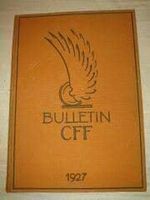 Bulletin CFF / Reliure de 1927