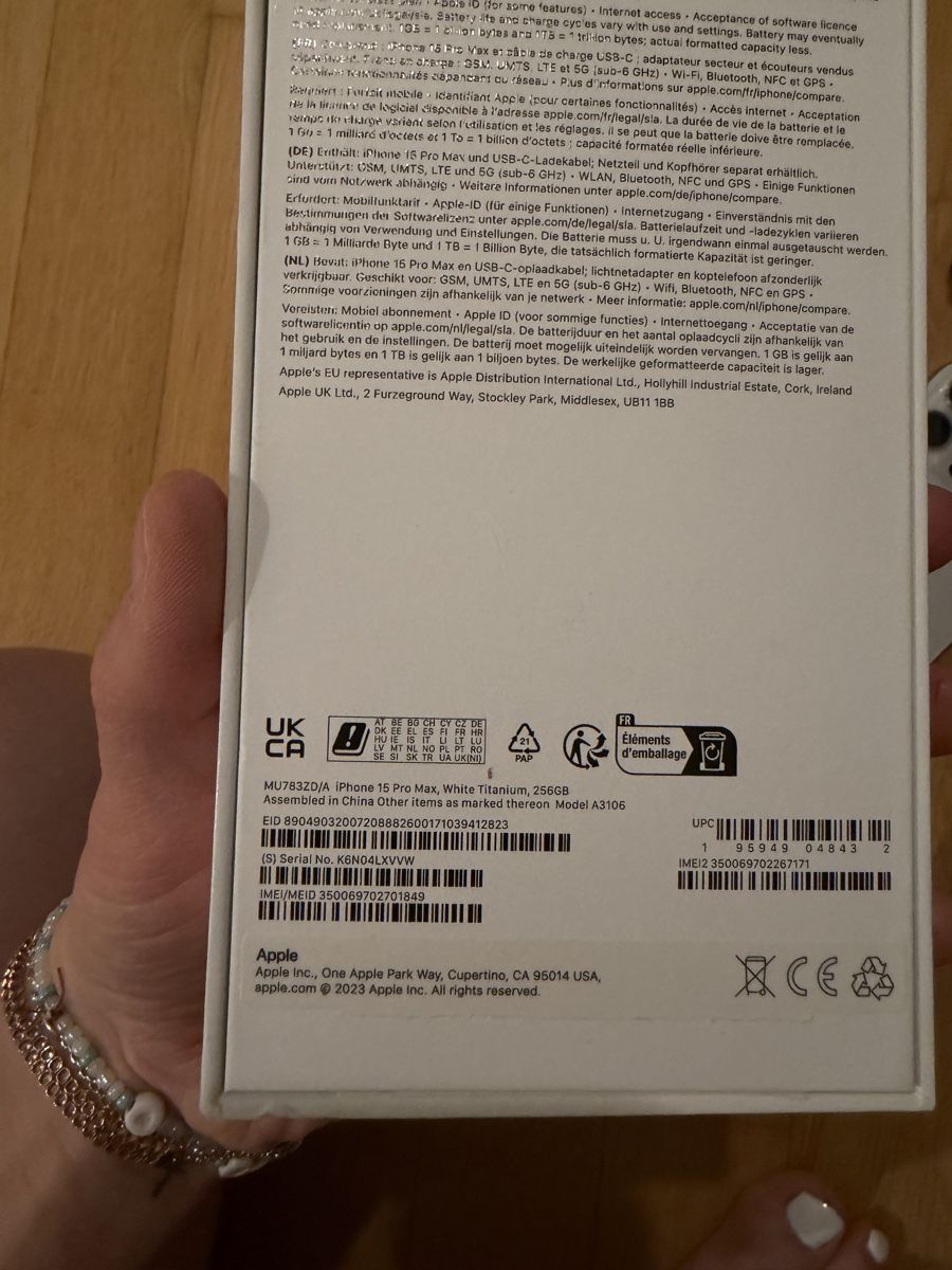Apple Telefoni cellulari / Smartphones: IPhone 15 Pro Max 256 GB – Usato da Dottikon venduto da S.Hachler99 3