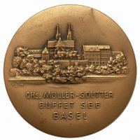 Spiegel - Miroir - Medaille - CHs Müller-Soutter SBB - Basel