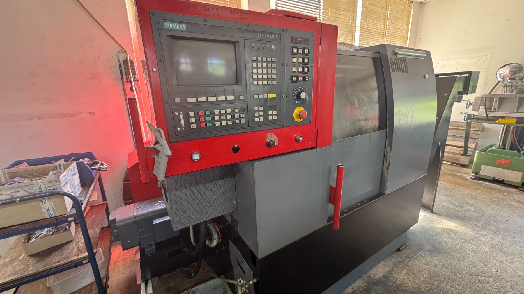 Emco Tutte le macchine: CNC Drehmaschine EMCOTURN 342 Simodrive – Usato da Magden venduto da Fmtech 1