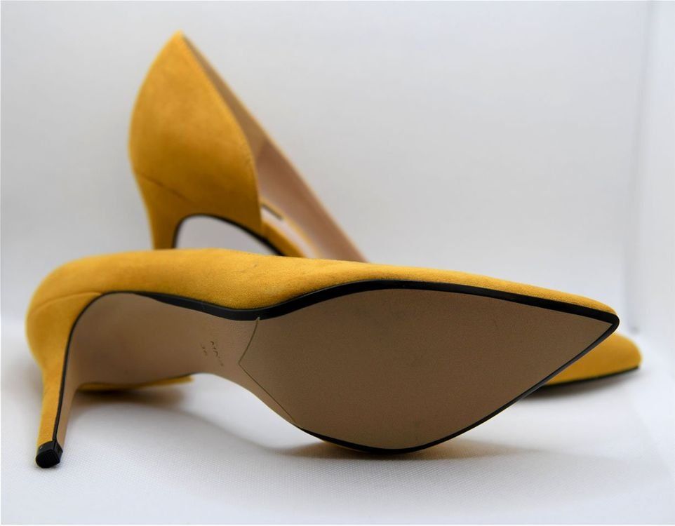 Mango Scarpe da donna: Mango Pumps Senfgelb Wildlederimitat, Gr. 36 - – Usato da Zürich venduto da Jocki02 1