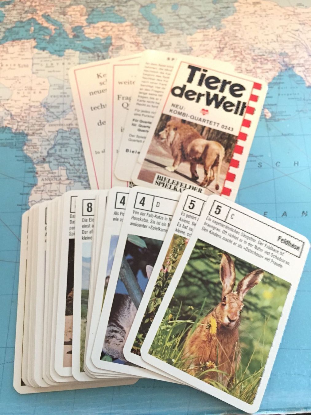 Jeux: Spiel Quartett - Tiere der Welt 0243 – D'occasion à Rüti ZH par alumedien 1