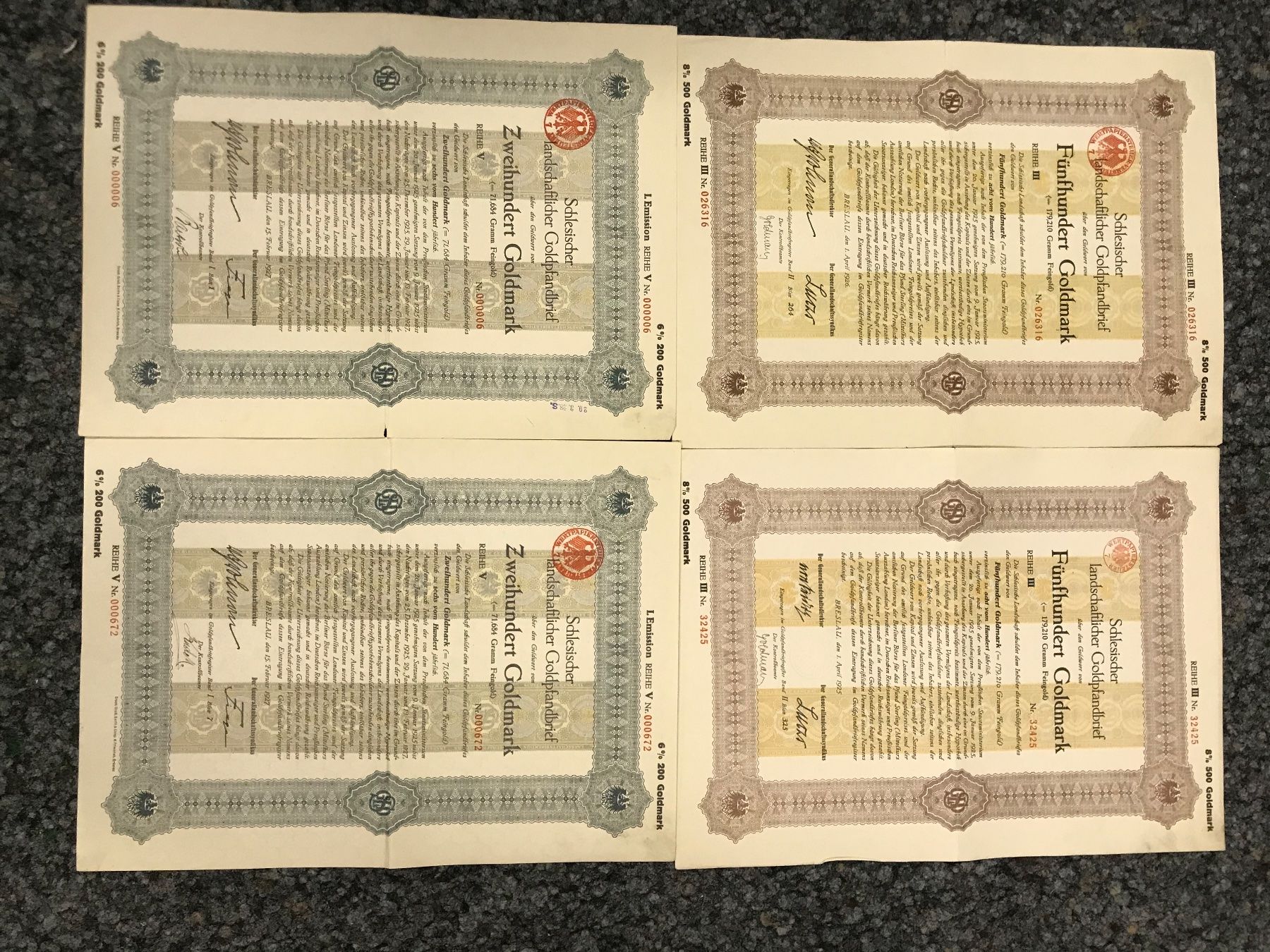 Documenti: Konvolut Aktie & Goldpfandbriefe – Usato da Uerkheim venduto da fabulafero 3