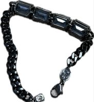 Armband blau mit Steinen (Swarovski)