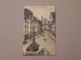 Karte Stadt Solothurn SO 1920 Hauptgasse Geschäfte Laden