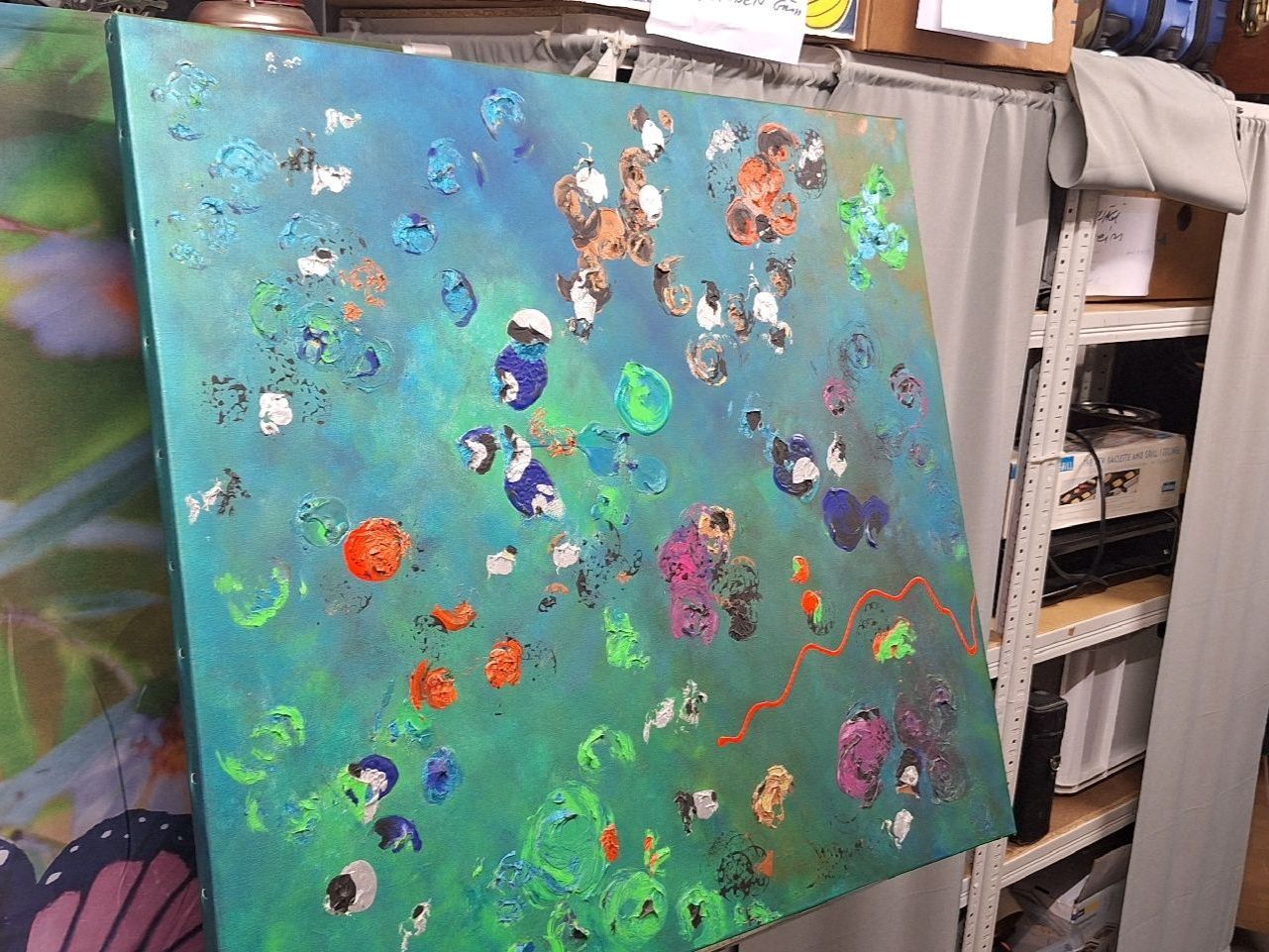 Dipinti: Bild, 80x90cm, Original, Unikat! – Usato da Brugg AG venduto da bacbac5757 1
