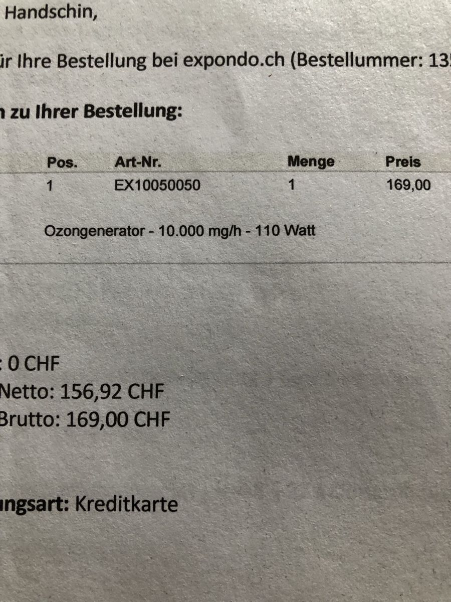 Luftreiniger: Ozongenerator u/sonix – Neu (gemäss Beschreibung) aus Illnau von Thomas1060 1