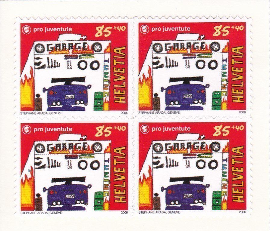 Tutti i francobolli: Posfrisch PJ 4er Blockserie 2006 – Nuovo e nell'imballaggio originale da Schliern b. Köniz venduto da joni20 2