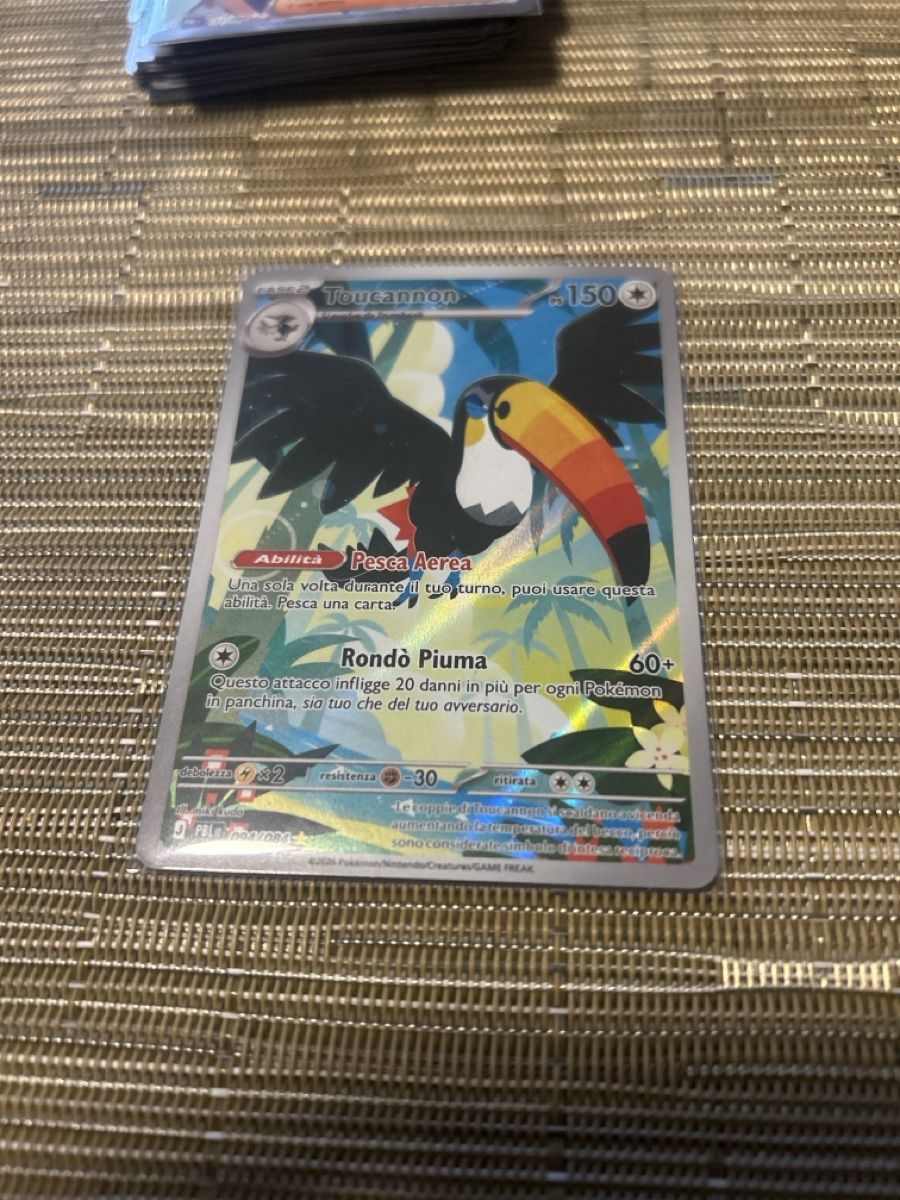 Pokémon Carte collezionabili: Pokemon Toucannon (full art) – Usato da Bellinzona venduto da hed_d2by