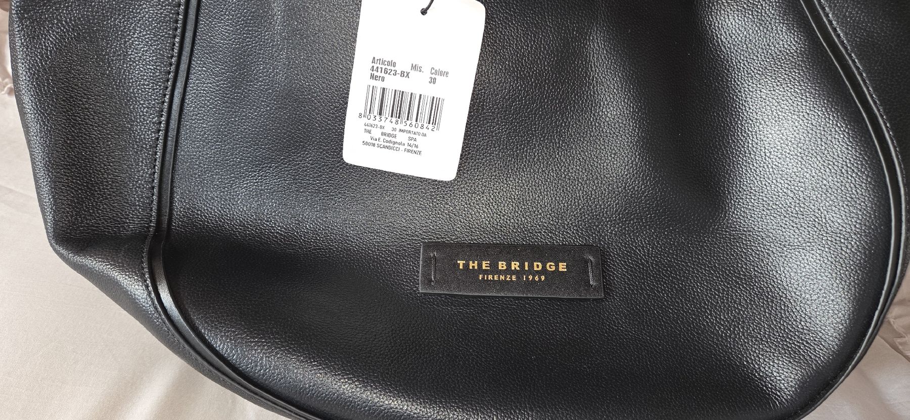 The Bridge Borse da donna: The Bridge Firenze Ledertasche schwarz, neu – Nuovo e nell'imballaggio originale da Busswil BE venduto da Angy1974 2