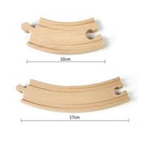 10 x rails de Train en bois adaptateurs