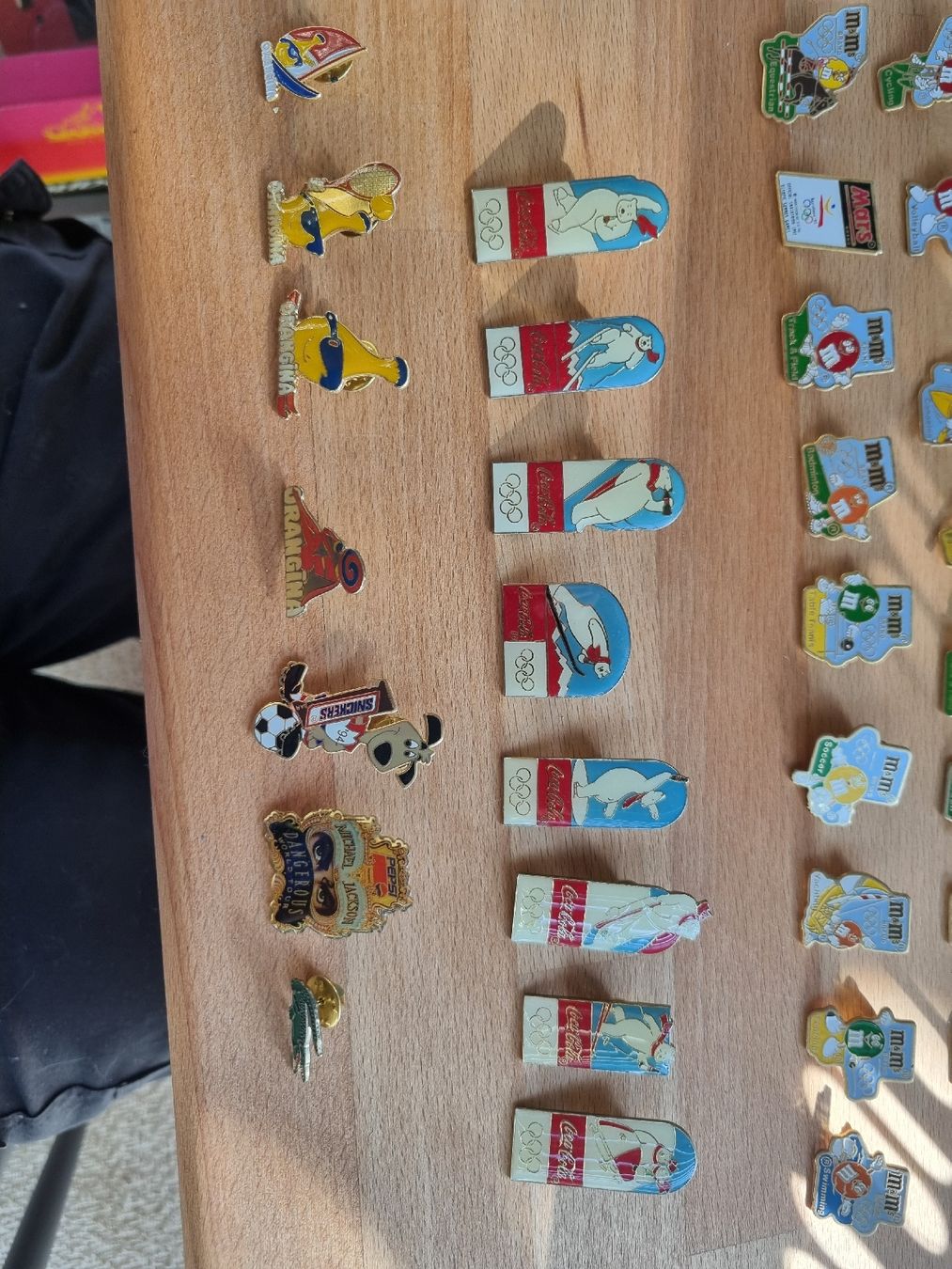 Placchette & Badge: Pinsammlung M&m Coca-Cola Olympiaden  – Usato da Zurzach venduto da Poloniusgold 3
