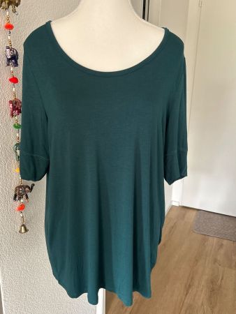 Kurzarm Shirt grün von Bodyflirt Gr. 40/42