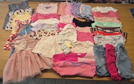 Kleider Paket Mädchen 3, 40 Teile, Sommer, Grösse 74