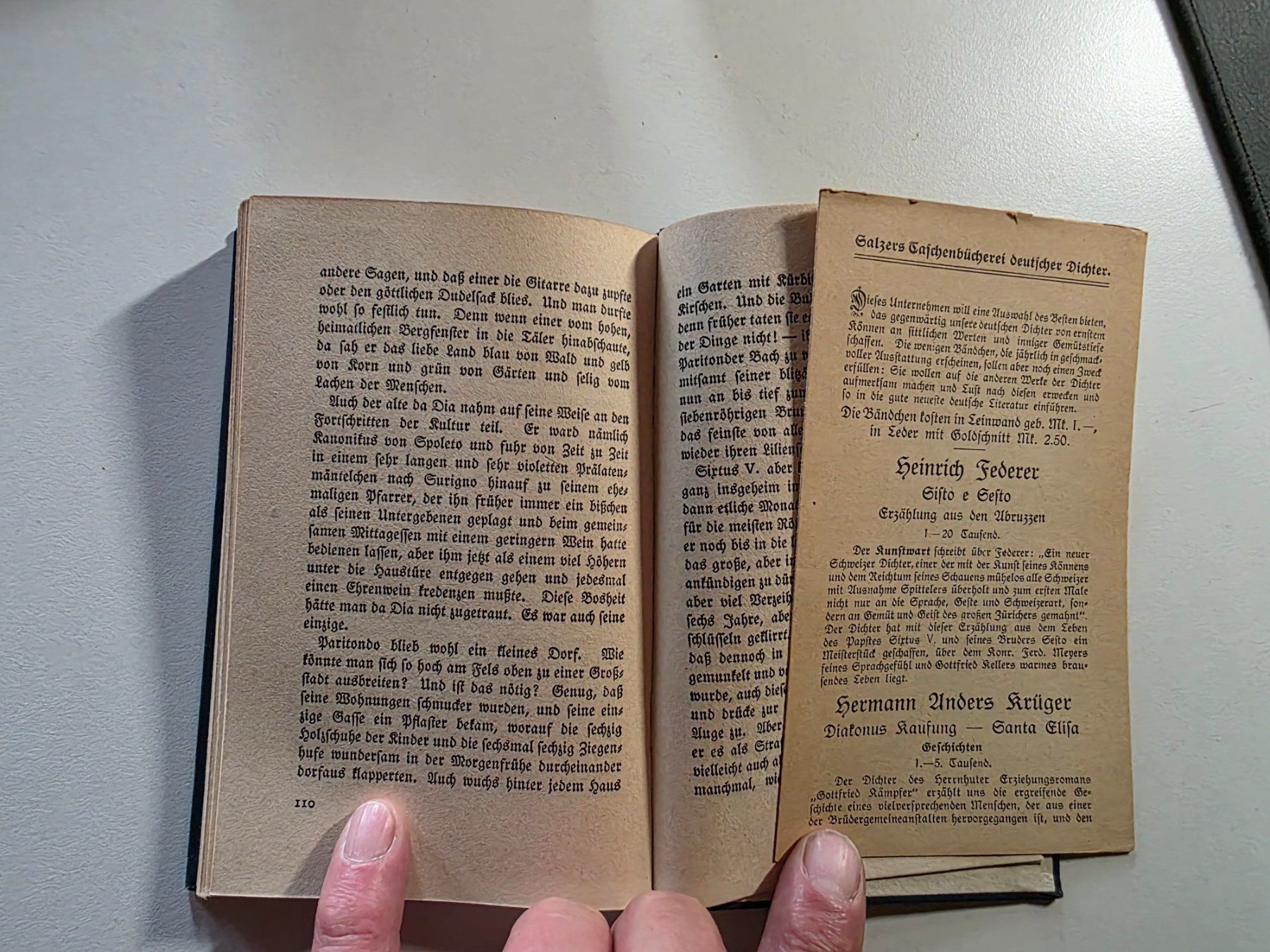 Libri: Heinrich Federer - Sisto e Sesto - 1913 – Usato da Walterswil BE venduto da Lonitti 6