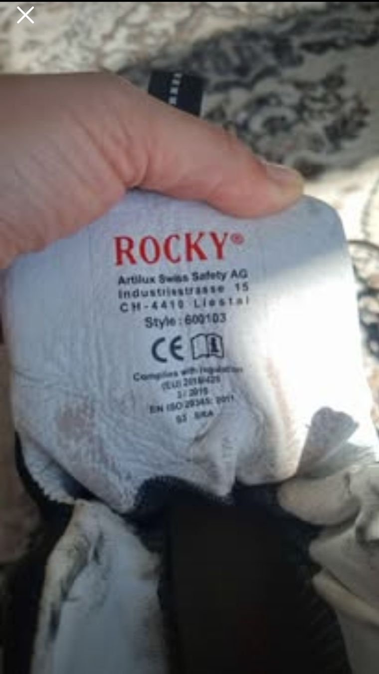 Scarpe da uomo: Rocky Work Boots – Durable & Comfortable (Size 38) – Usato da Basel venduto da sot_sxx7 3