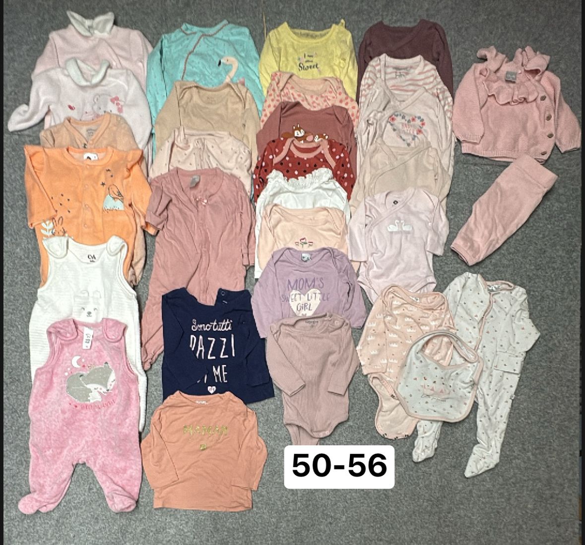 Lotti & Set di vestiti: Mädchen Kleider Winter Frühling 50-56 – Usato da Claro venduto da DeZeDo 2
