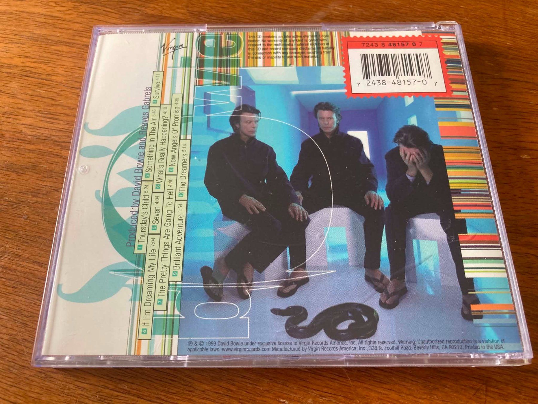 CDs: David Bowie – Hours... CD – D'occasion à Lausanne par sim_bc8q 1