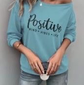 Maglioni & Felpe: cooles Off-Shoulder Shirt, hellblau XL – Usato da Oberentfelden venduto da petle78