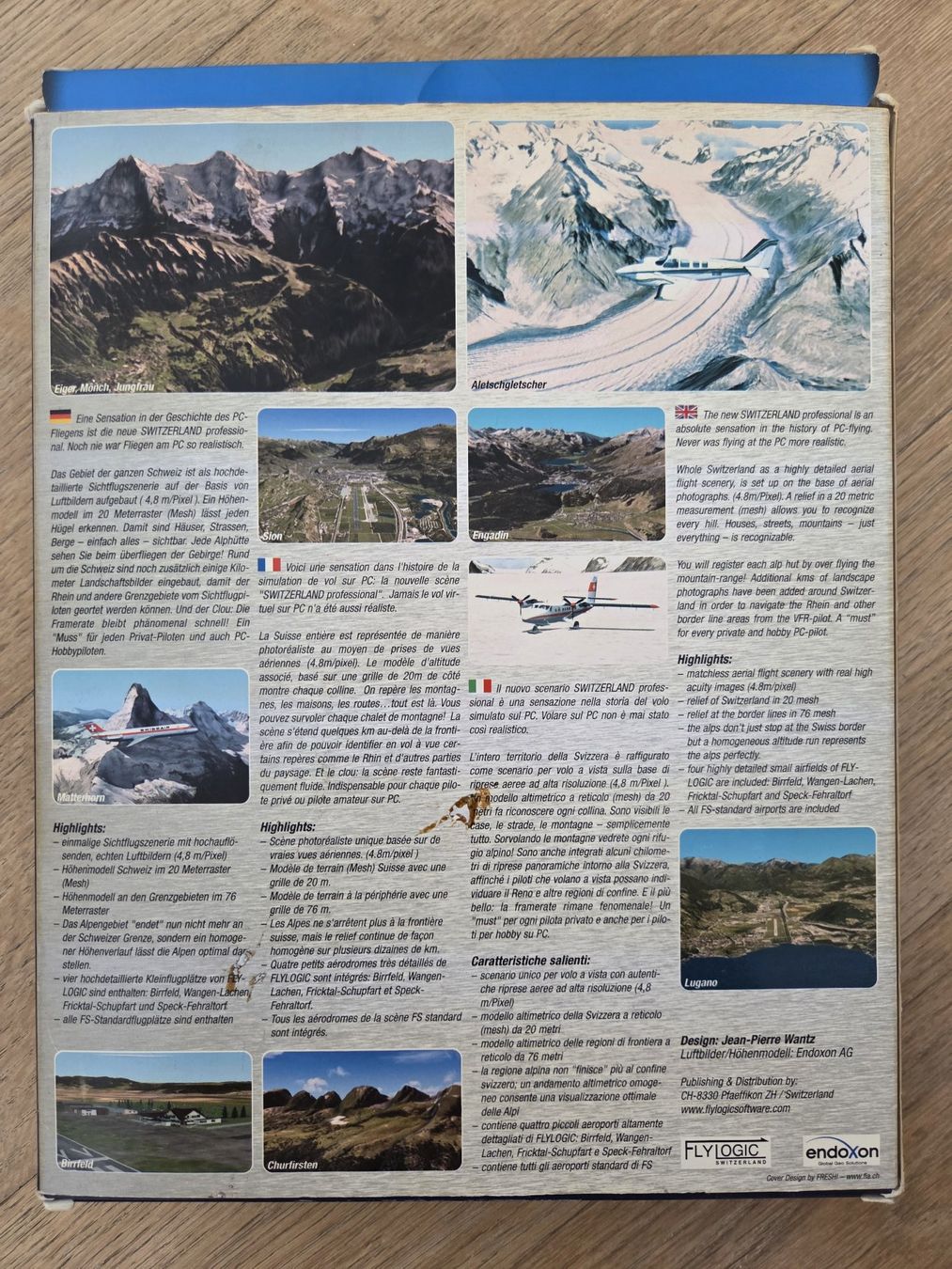 Giochi: Switzerland for Flight Simulator 2004 Big Box - RARE - PC – Usato da Carouge GE venduto da Franllo 2