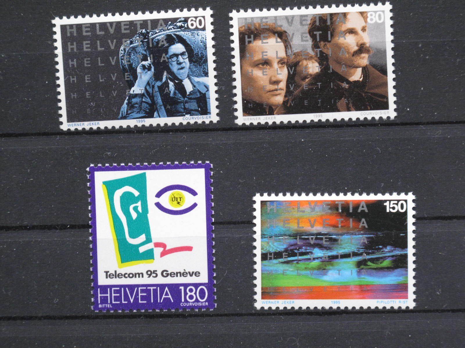 Alle Briefmarken: CH 1995 Kino / Telecom ** – Gebraucht aus Wil SG von fva01
