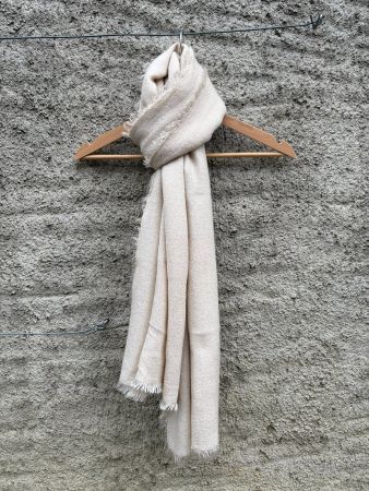 Warmer Winterschal beige