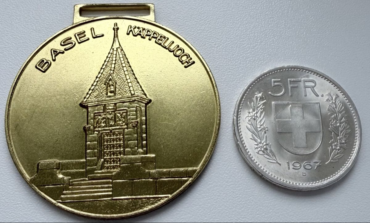 Medaglie: Grosse Basel Kappeli Joch Medaille Basel-Landschaft Schweiz – Usato da Sissach venduto da Valeriika 2