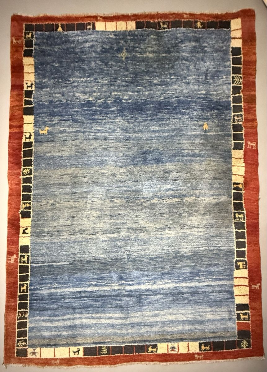 Gabbeh Tappeti: Schöner Perserteppich Gabbeh 253x190.cm – Usato da Büron venduto da Filadefia-888